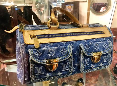 replica denim louis vuitton handbags